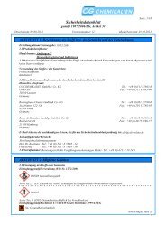 Sicherheitsdatenblatt - Reininghaus