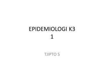 EPIDEMIOLOGI K3 1