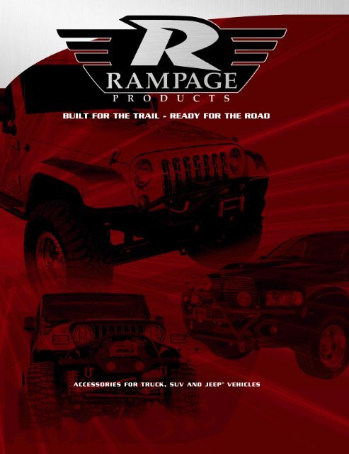 Rampage 24pg Catalog Final5.0 - Rampage Products