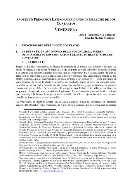 Informe de Venezuela - FundaciÃ³n Fernando Fueyo - Universidad ...