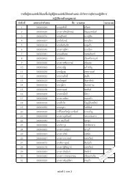 รายชื่อผู้สอบแข่งขันได้ และขึ้นบัญชีผู้สอบแข่งขันได้ ของตำแหน่ง