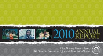 Ohio Housing Finance Agency 2010 Annual Report