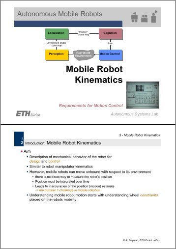 3: Mobile Robot Kinematics - Autonomous Systems Lab