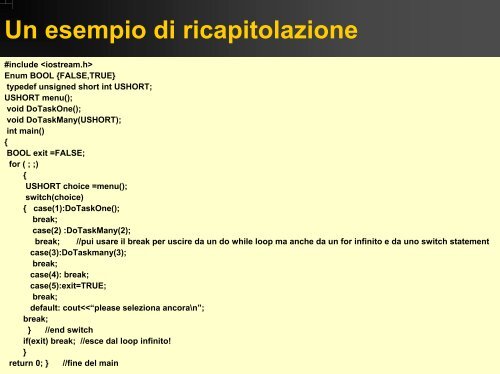 IMPARARE IL C++ in 6 ore? - INFN