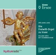 Die Freiwiß-Orgel zu Irsee - Edition Ursin