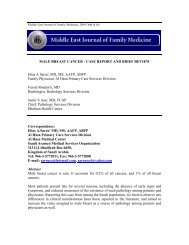 Male breast cancer. Case report and brief review - Middle East ...