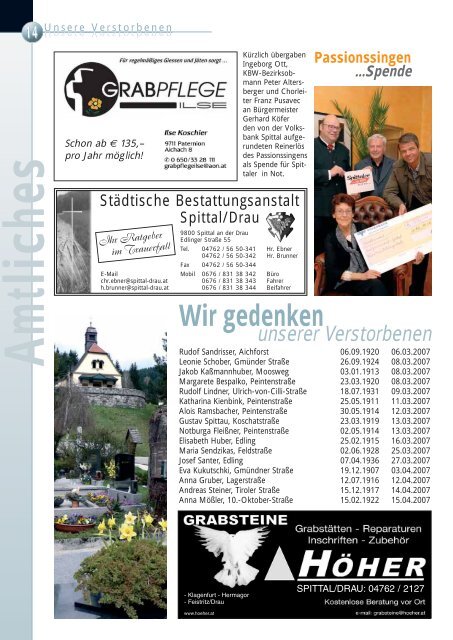 Ausgabe April - Spittal an der Drau