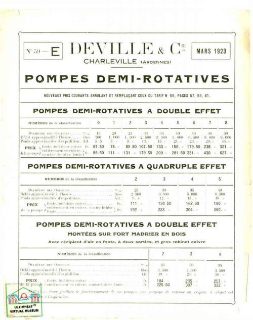 DEVILLE 1923 - Ultimheat