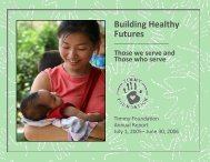 Building Healthy Futures - Timmy Global Health