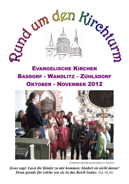 fÃ¼r Oktober und November 2012 - Kirche-basdorf.de