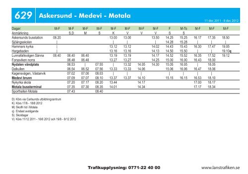 629 Askersund - Medevi - Motala