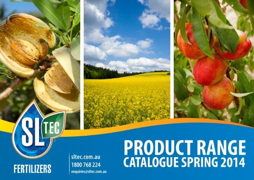 Product Range Catalogue - Sustainable Liquid Technology