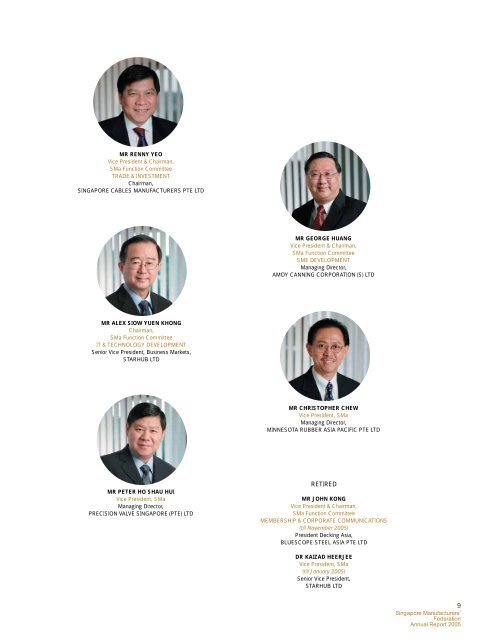 Annual Report 2005 - Singapore Manufacturing Federation