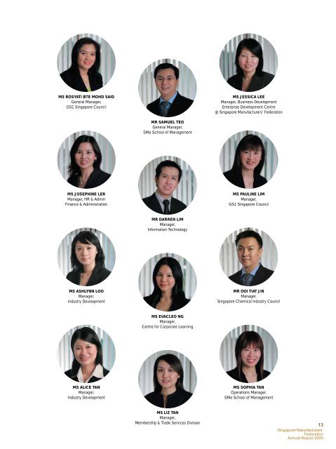 Annual Report 2005 - Singapore Manufacturing Federation