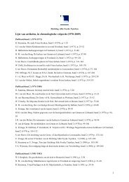 chronologische index - Stichting Alde Fryske Tsjerken