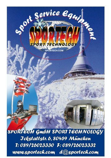 Ski-Logistik ski logistic lyzarska logistika SkiLOG - Sportech GmbH ...