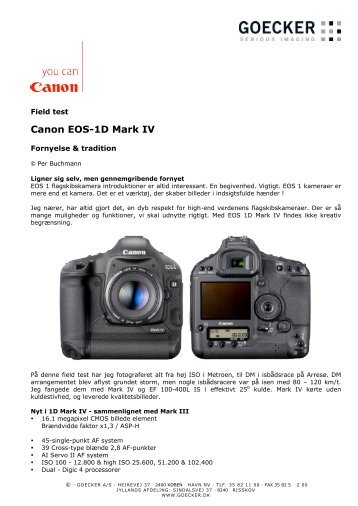 Canon EOS-1D Mark IV - Goecker