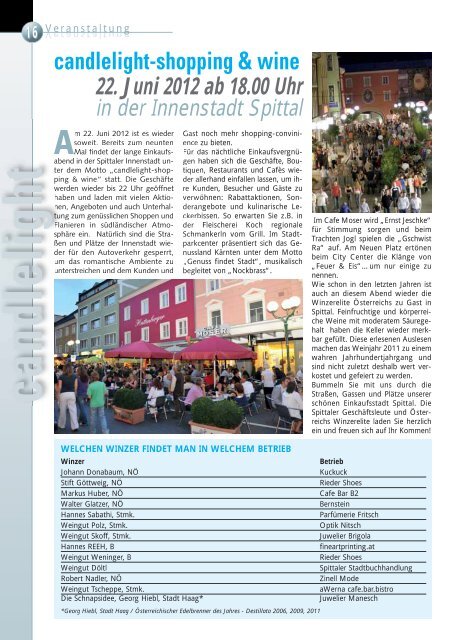 Ausgabe Juni - Spittal an der Drau