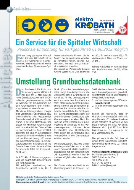 Ausgabe Juni - Spittal an der Drau