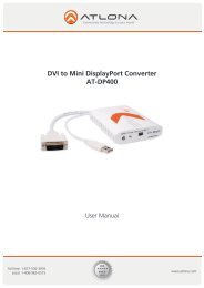 DVI to Mini DisplayPort Converter AT-DP400 - Atlona