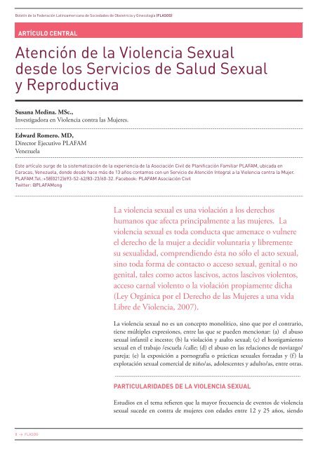 La atención de la patología genital femenina. Aspectos psicológicos