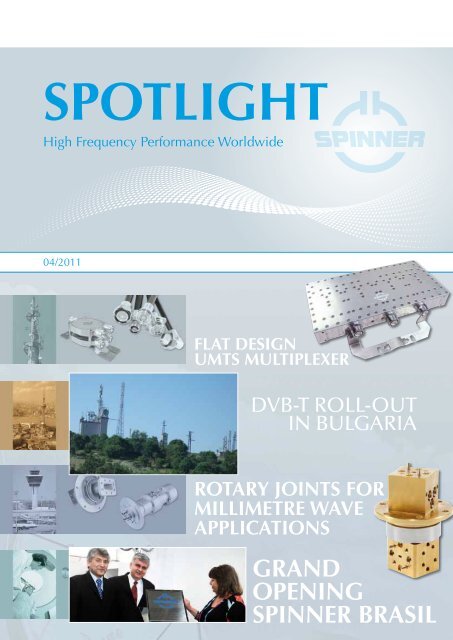 spotlight grand opening spinner brasil flat design ... - SPINNER GmbH