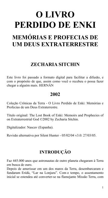 O LIVRO PERDIDO DE ENKI