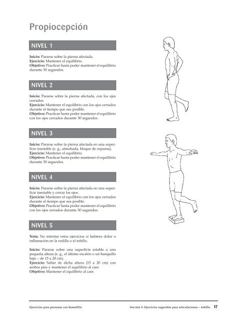 Ejercicios para personas con hemofilia