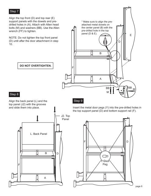 Changer (5152) - Assembly and Operation Manual - DaVinci Baby