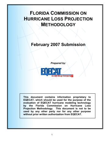 2006 Model Submission - Florida State Board of Administration