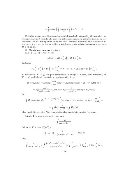 Matemaatiline analüüs I
