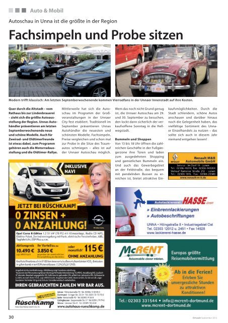 Ausgabe September 2012 - Ortszeit