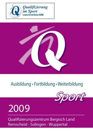 Ausbildung â€¢ Fortbildung â€¢ Weiterbildung - Sportbund Remscheid e.V.