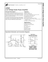 LM386 Low Voltage Audio Power Amplifier