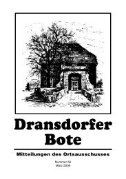 Dransdorfer Bote - Ortsausschuss Dransdorf