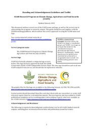CCAFS branding Guidelines and Toolkit - CCAFS - cgiar