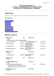 und Jugendspiele 2010 Landkreis Börde am ... - Sportjugend Börde