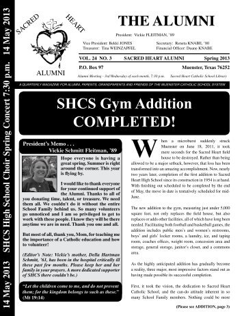 Pages 1 - Sacred Heart Catholic School