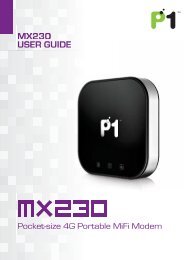 P1 4G MX-230 Manual