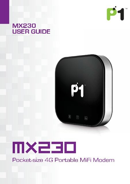 P1 4G MX-230 Manual