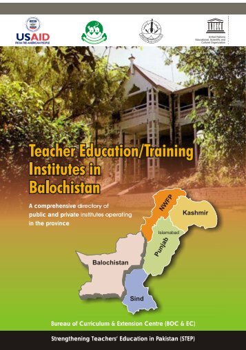 Directory of Teacher Education/ Training in Balochistan - UNESCO ...