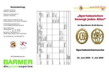 Sportabzeichen2009.pdf - Sportkreis GroÃŸ-Gerau