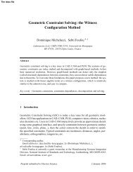 Geometric Constraint Solving: the Witness Configuration Method