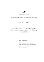 Research Project Reinforcement Learning Policy Gradient ...
