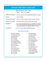 Editorial Board and IAPMR Executive Council - IJPMR