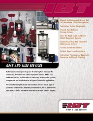 gear and lube lc - IBT, Inc.