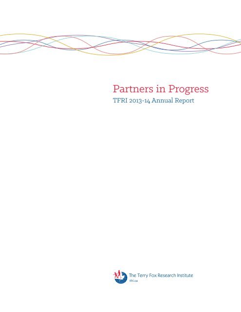 Partners in Progress - TFRI Annual Report 2013-14