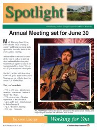 Annual Meeting set for June 30 Working for You - Jackson Energy ...