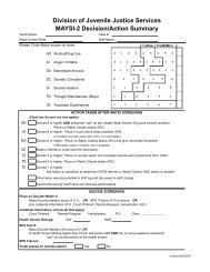 03-03B MAYSI-2 Decision Action Summary Form