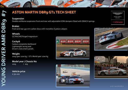 Technical Sheet - Aston Martin